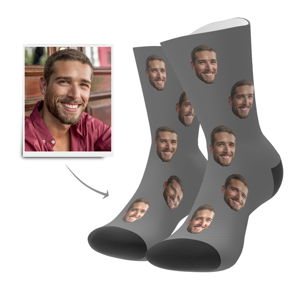 Custom Face Socks Personalized Photo Sock