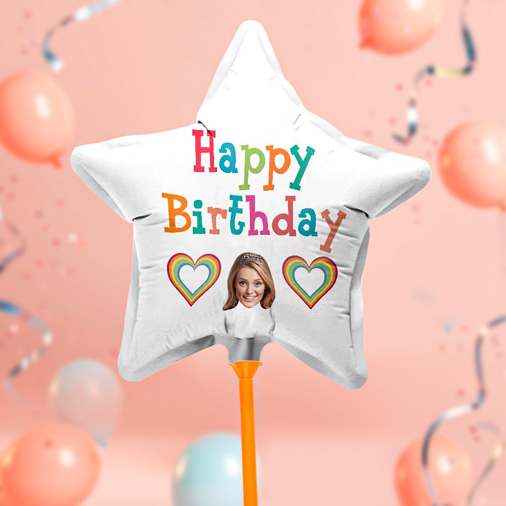 Custom Face Balloons Happy Birthday Balloon Decoration for Birthday Party