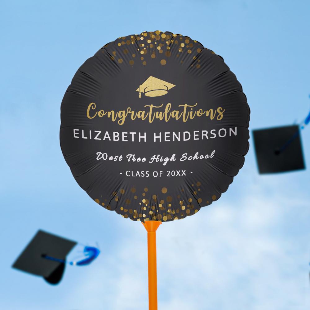 Custom Congratulations Balloons Class of 2022 Graduation Party Balloon Decoration