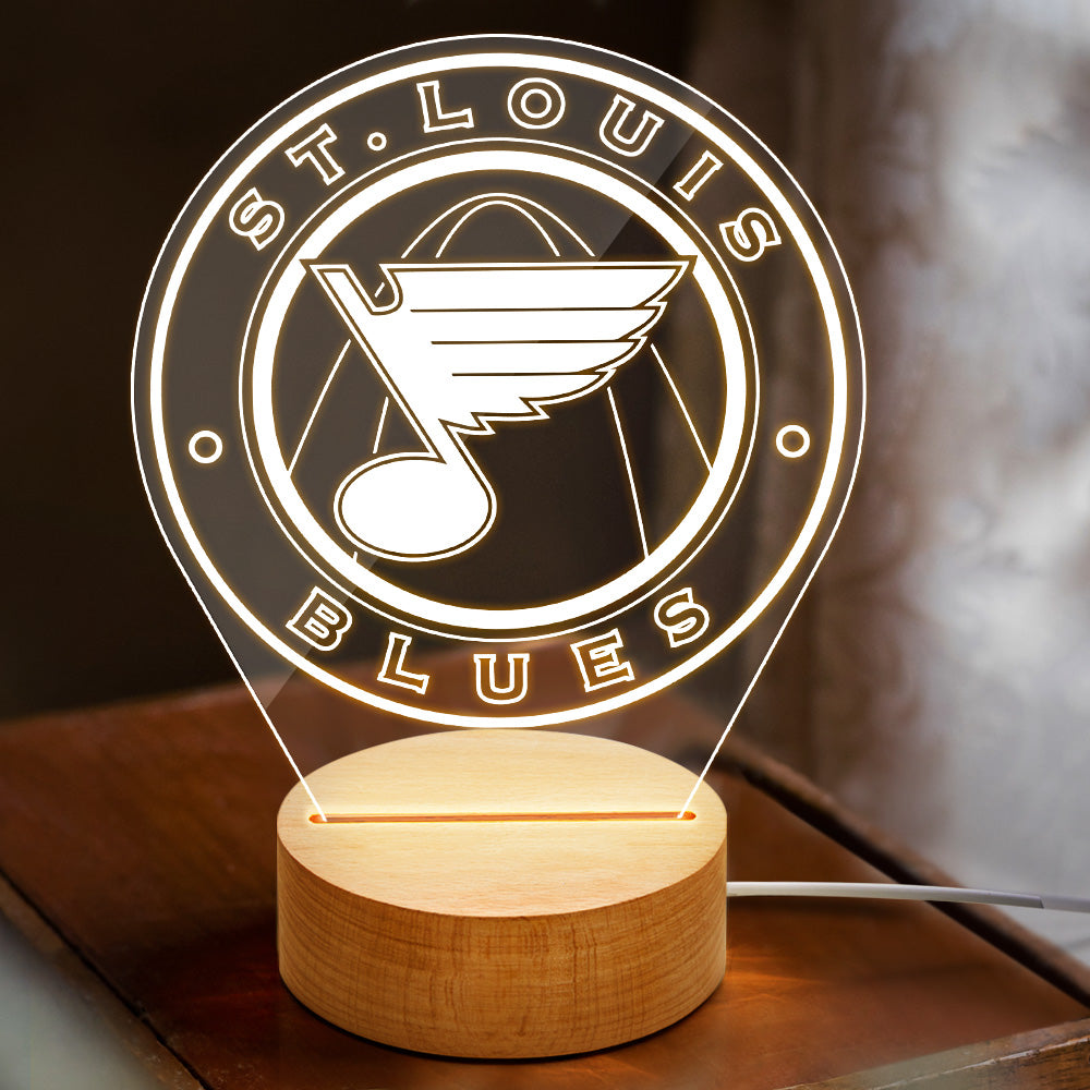 Personalized Acrylic Lamp Seven Colors Changing Night Light with Logo