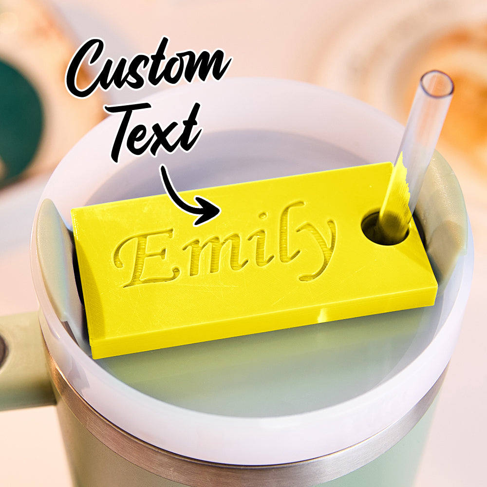 Custom 3D Printing Tumbler Name Plate Tag for 40oz Stanley Tumbler Gift for Her