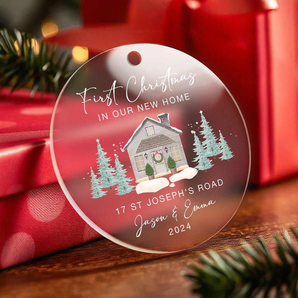 Personalised New Home Christmas Ornament First Home Ornament for New Home Gift