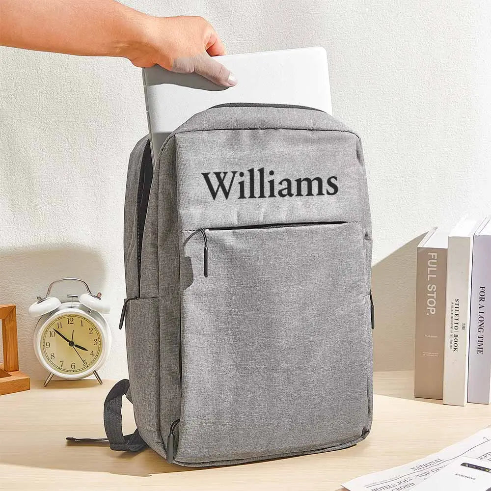 Personalized Name Backpack College School Computer Bag Gift for for Men or Women Fits 15.6 Inch Notebook Back to School Gift