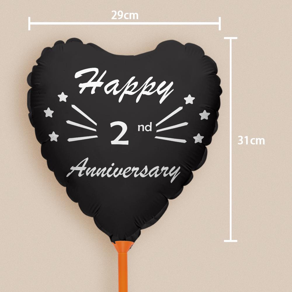 Custom Happy Anniversary Balloons For Anniversary Party Decorations