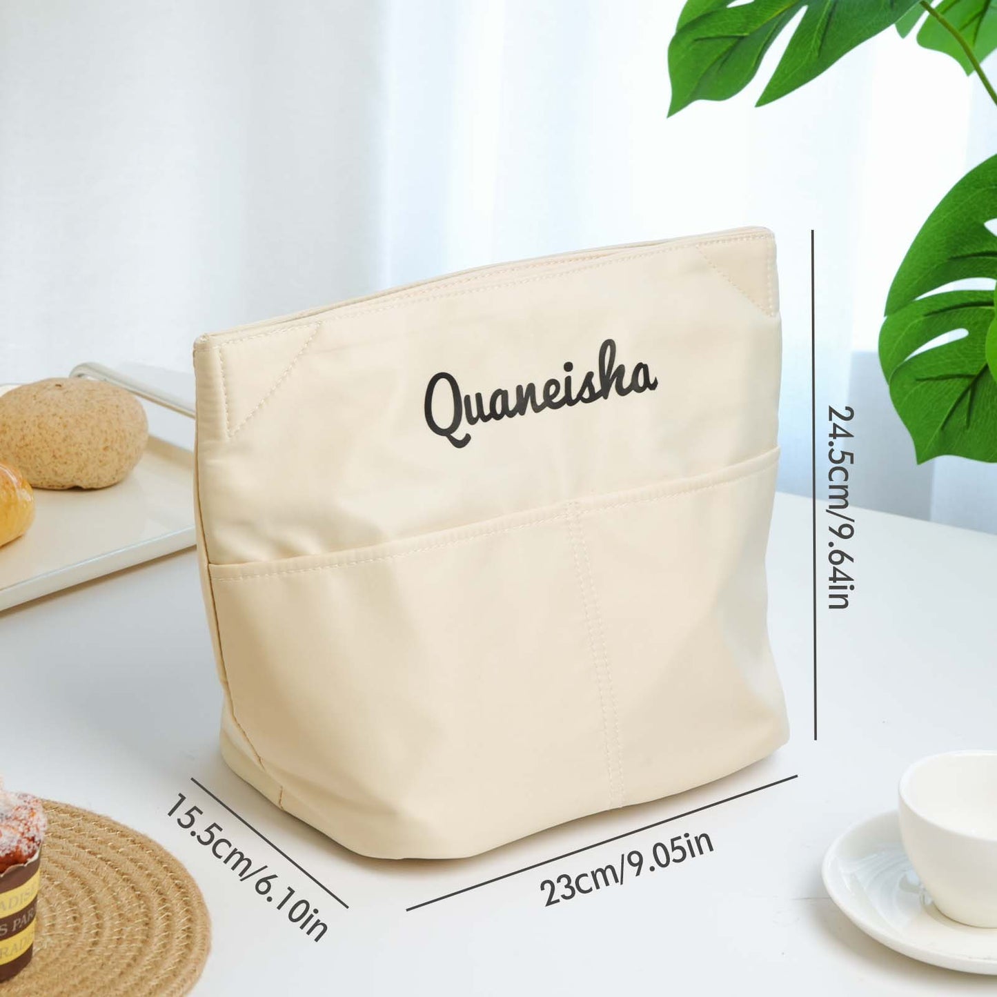 Personalized Lunch Bag Mini Tote Bag with Name Gift for Children