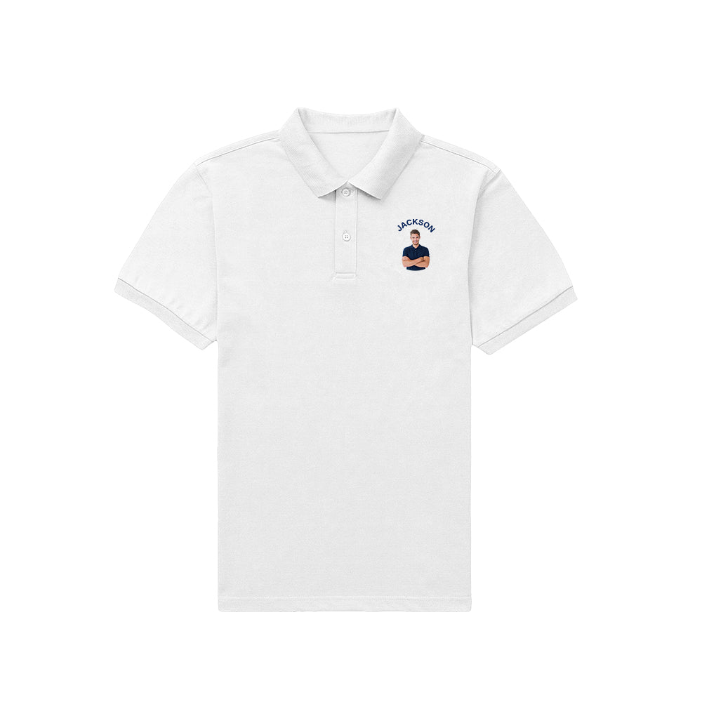 Custom Men's Short Sleeve Golf Polo Shirts with Your Logo