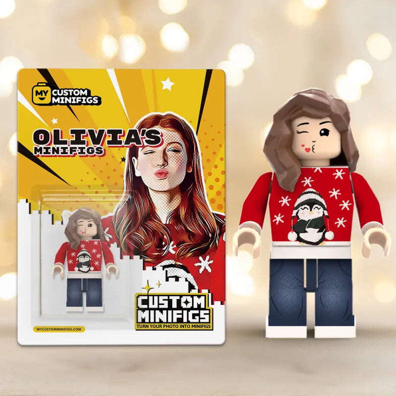 Full Body Custom Minifigs Personalized Photo MiniFigs Christmas Gift (10 Business Days for Production)