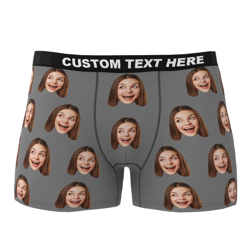 Custom Face Boxer Shorts Men's Underwear