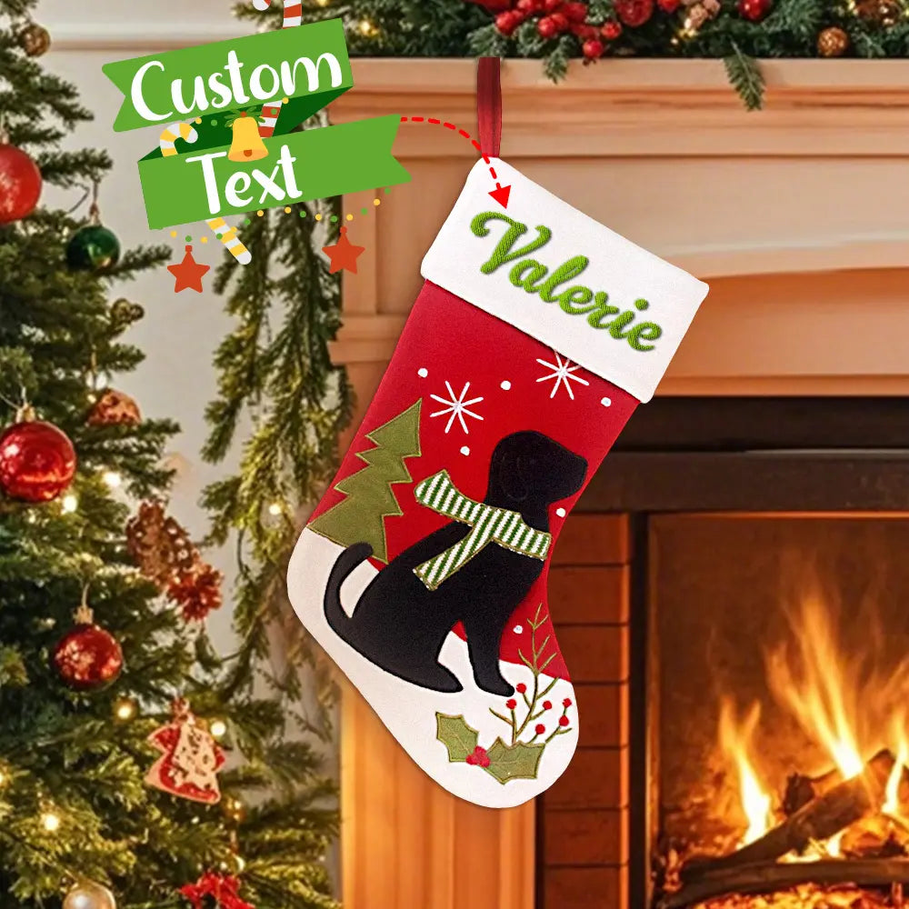 Personalized Christmas Stocking with Embroidered Name Christmas Stockings Gifts for Family