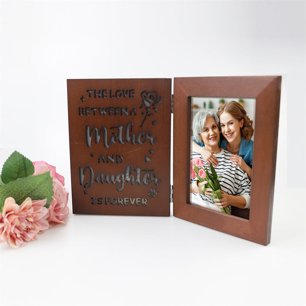 Personalized Photo Frame with Lights Gift for Father Mother Lover