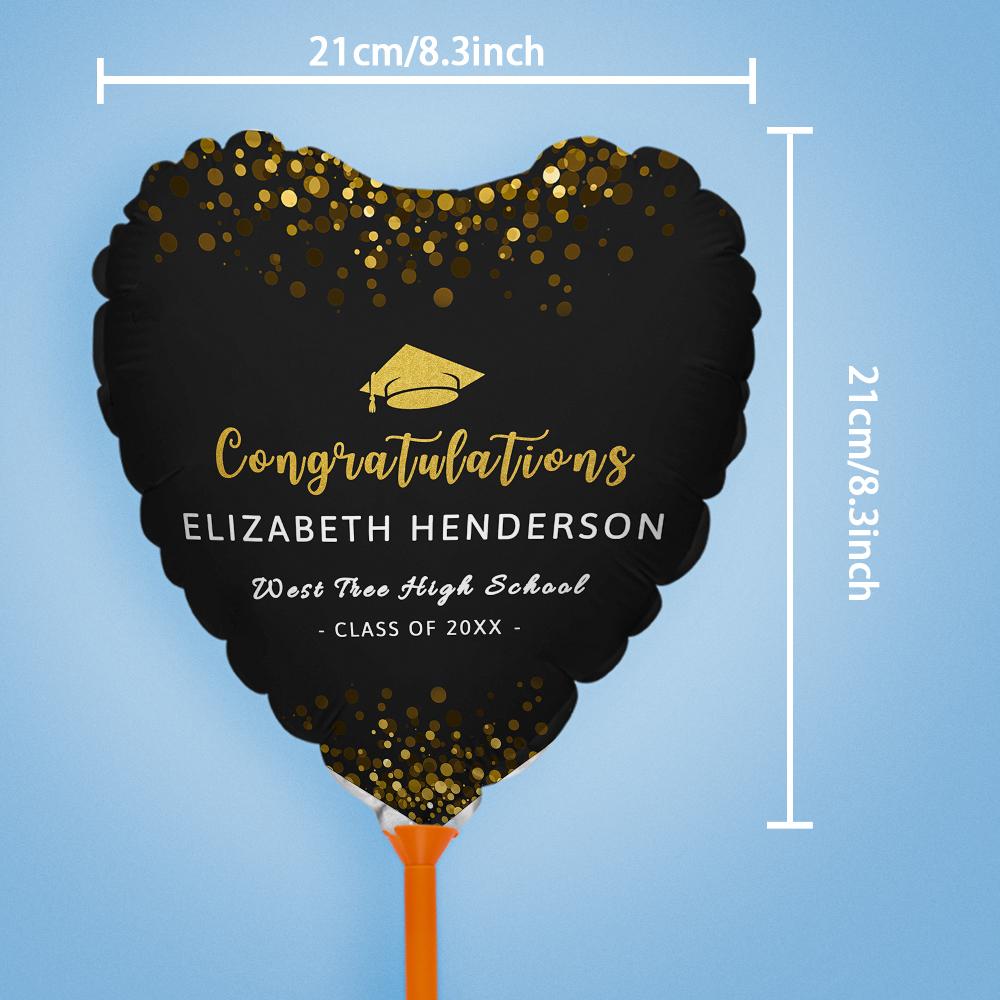 Custom Congratulations Balloons Class of 2022 Graduation Party Balloon Decoration