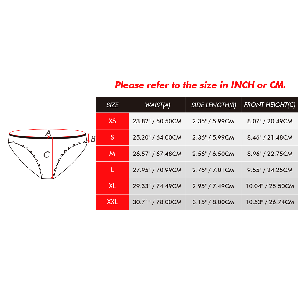 Valentine's Day Gift Heart - Custom Face Panties Underwear