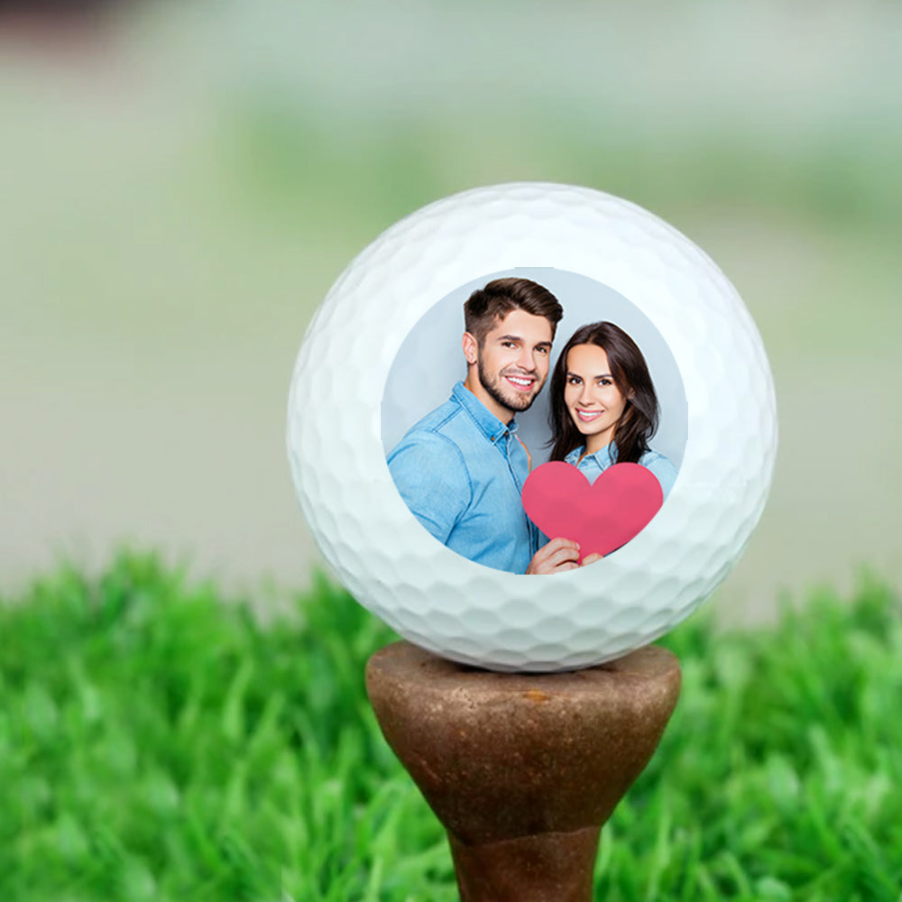 Custom Golf Balls with Picture and Text - 1PC