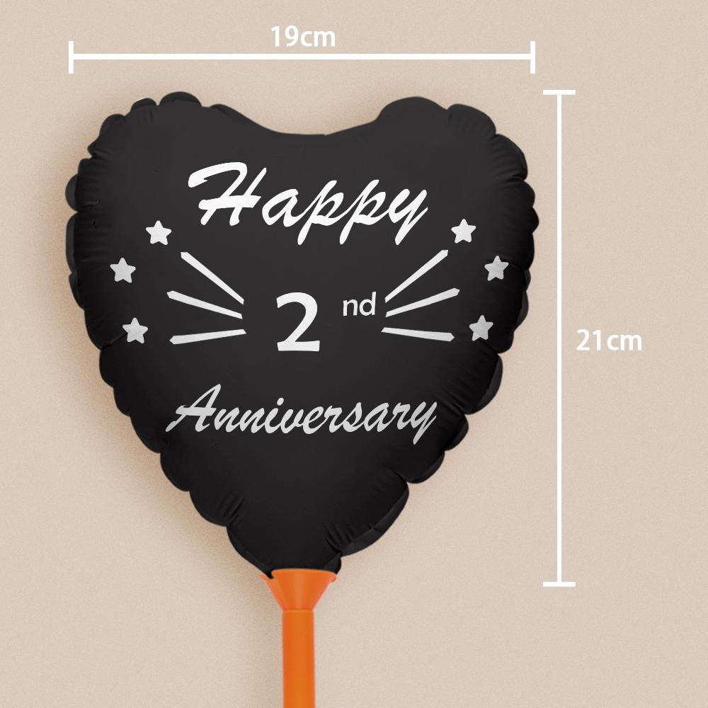 Custom Happy Anniversary Balloons For Anniversary Party Decorations