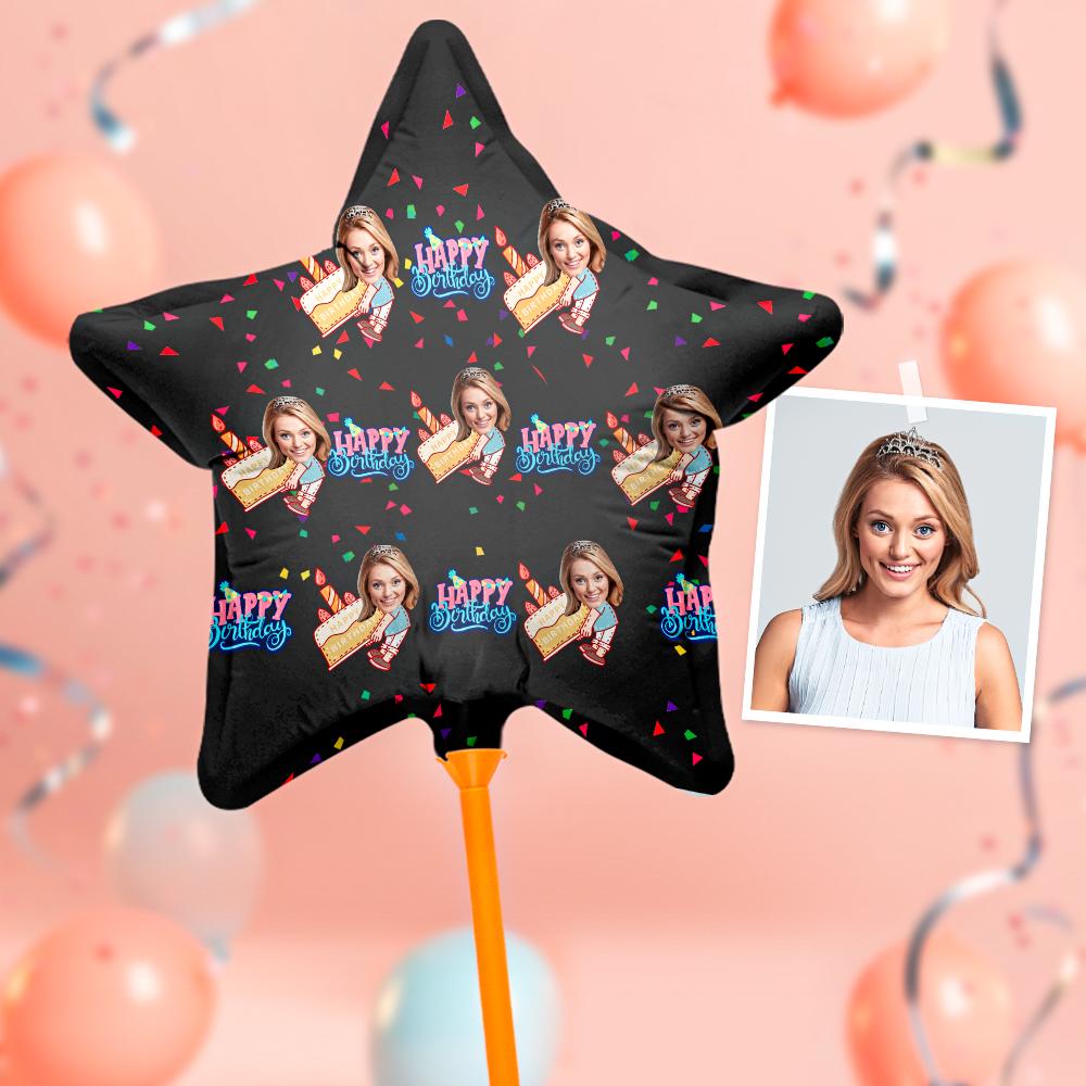 Personalized Face Funny Birthday Balloons for Party Decoration Supplies