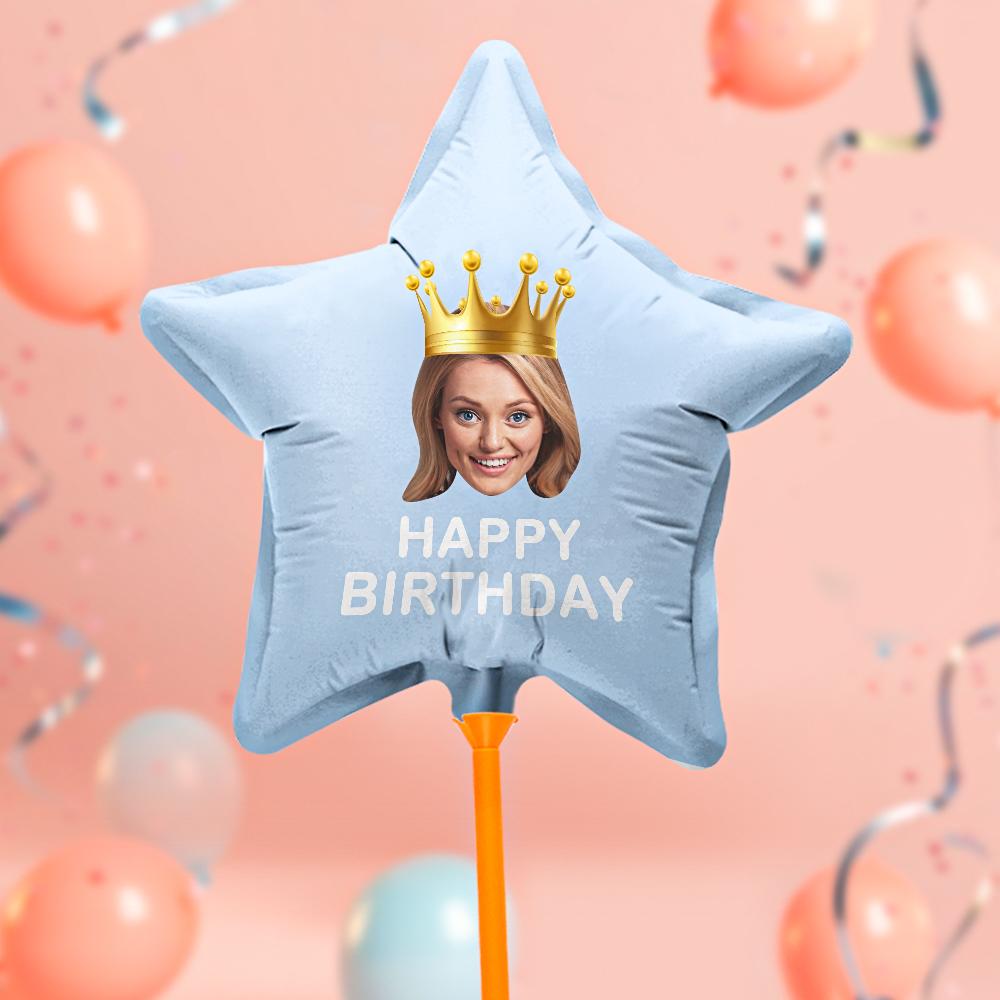 Custom Happy Birthday Balloons Personalized Face Balloon Decoration for Birthday