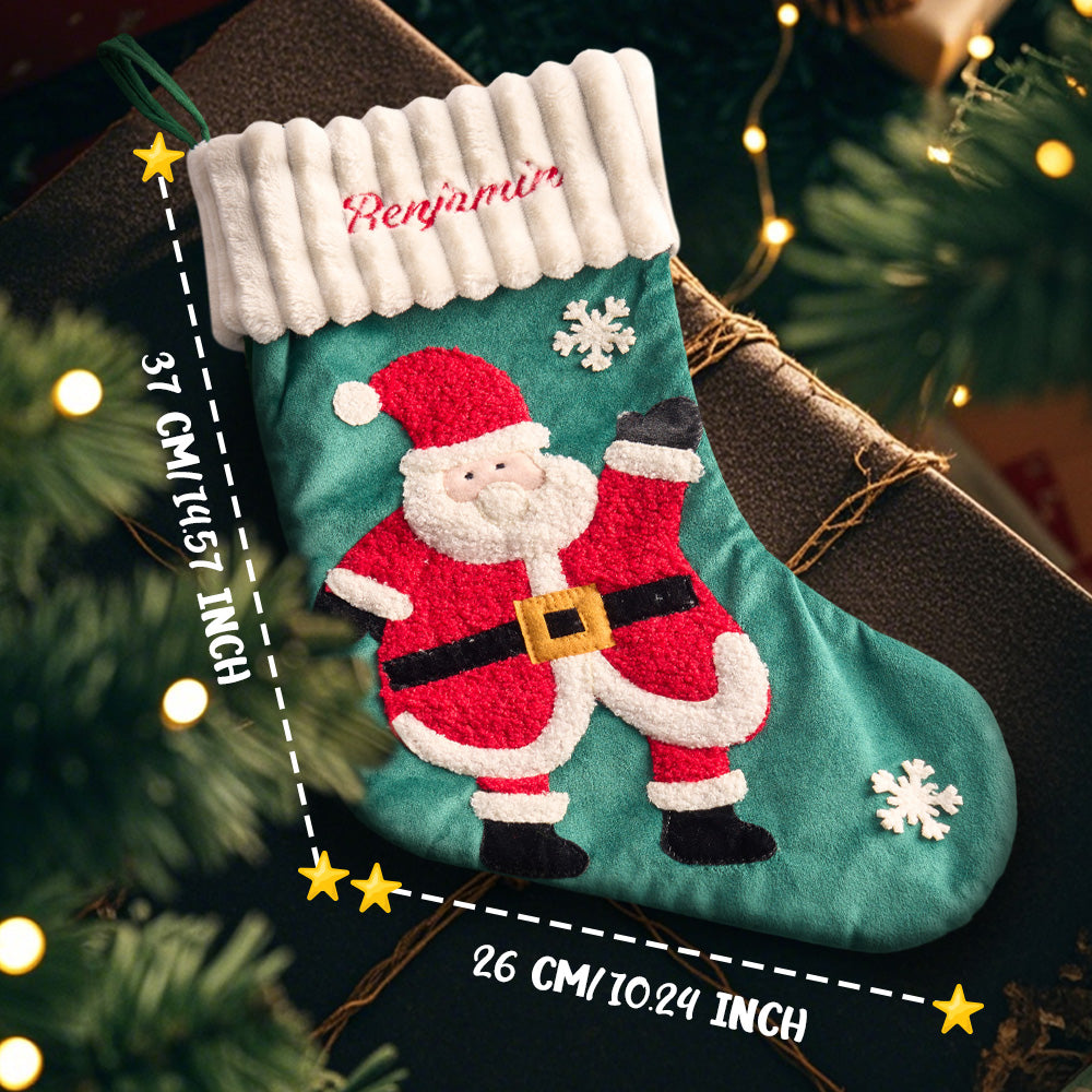 Personalized Christmas Stocking with Name Embroidery Christmas Stockings Gift for Family