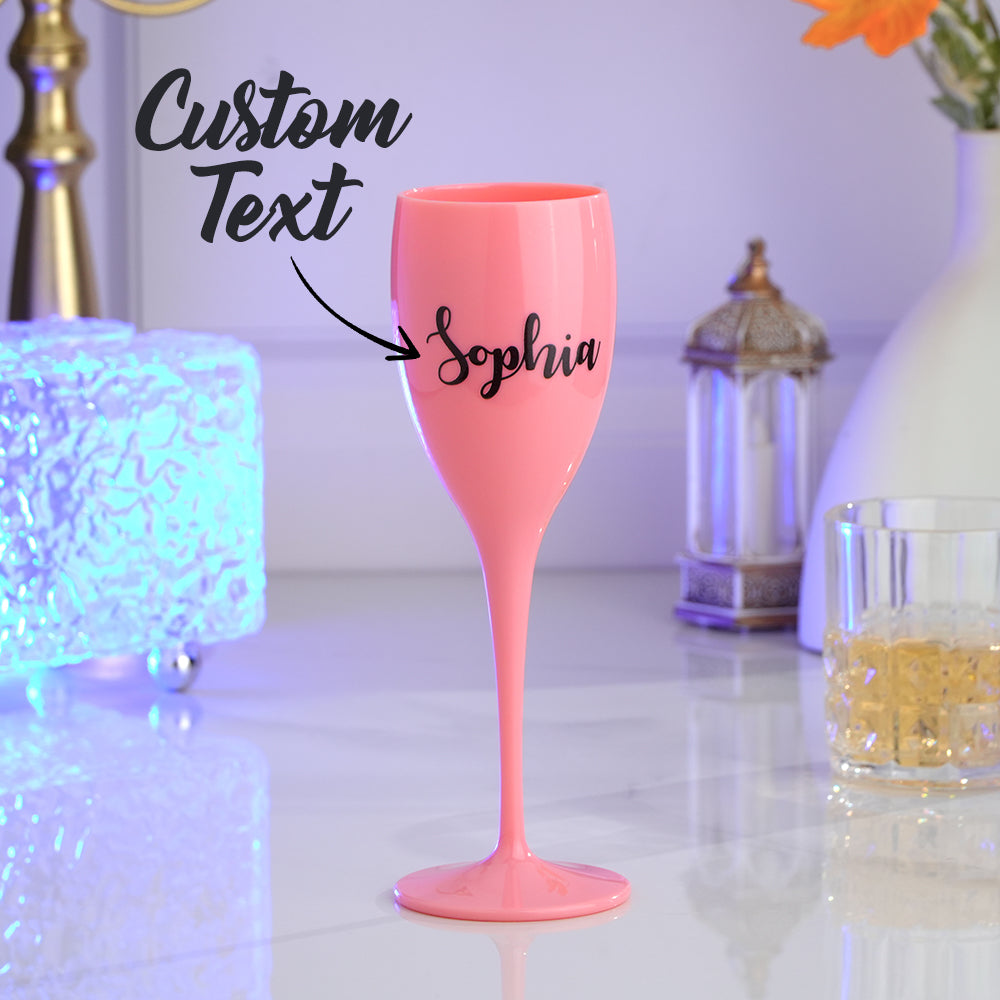 Personalized Champagne Toasting Flutes Birthday Bachelorette Bridal Party Favors Gift for Her