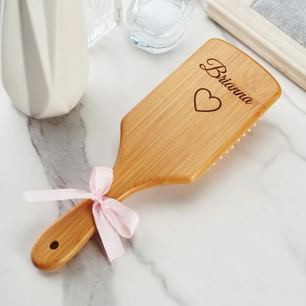 Personalized Hairbrush Custom Comb Wedding Bridesmaid Gift