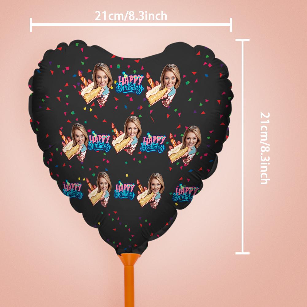 Personalized Face Funny Birthday Balloons for Party Decoration Supplies