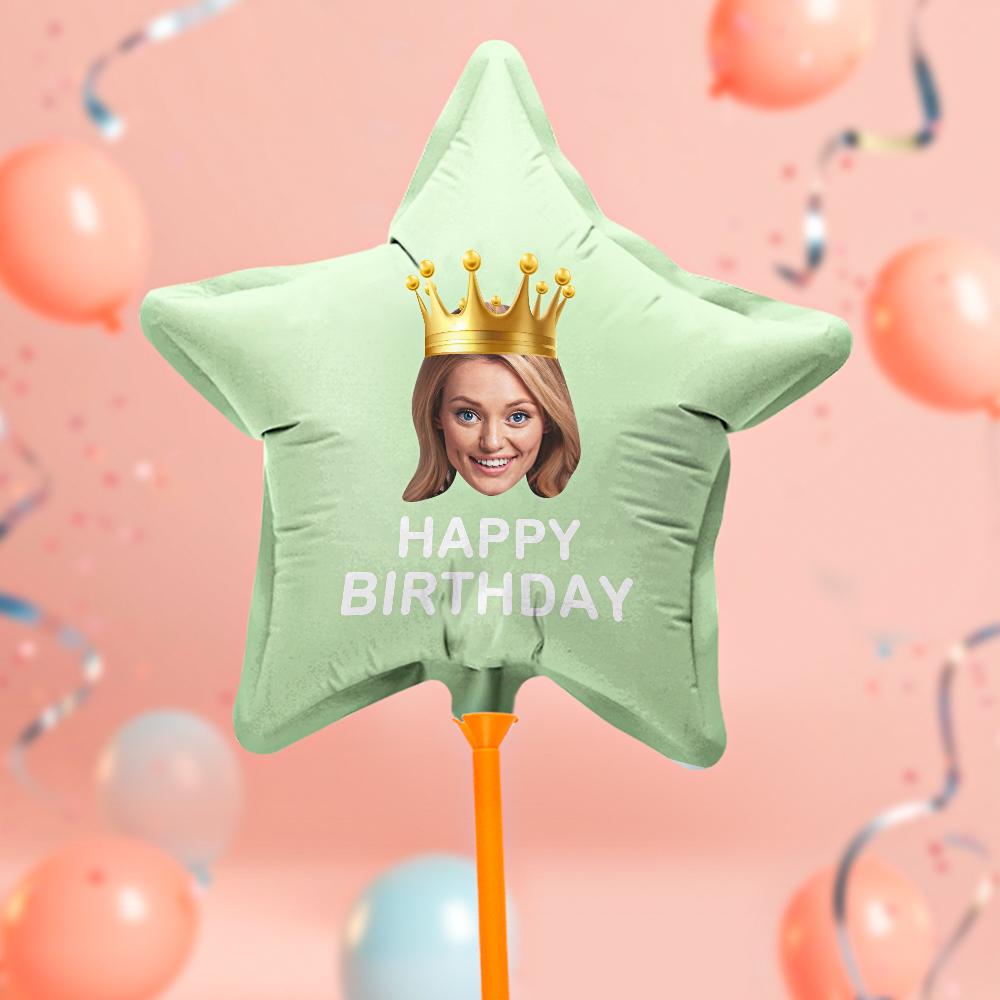 Custom Happy Birthday Balloons Personalized Face Balloon Decoration for Birthday