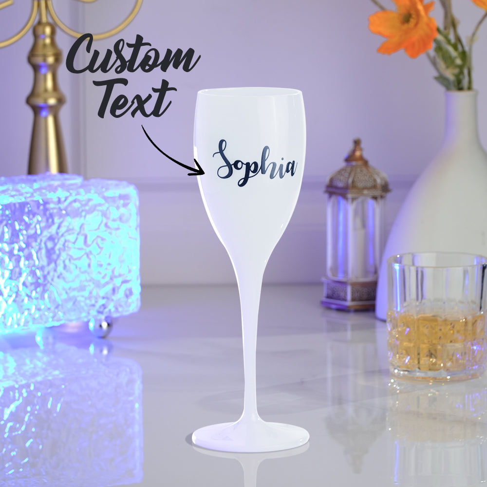 Personalized Champagne Toasting Flutes Birthday Bachelorette Bridal Party Favors Gift for Her