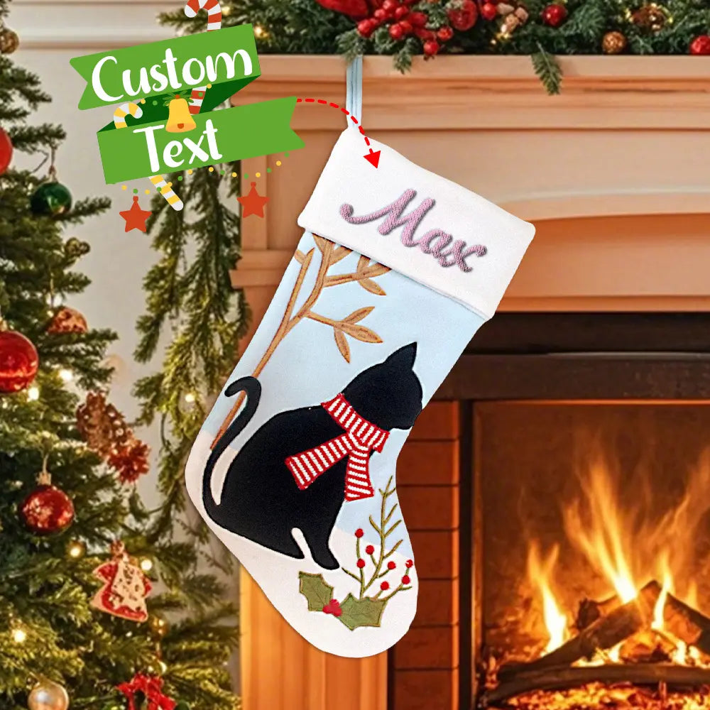 Personalized Christmas Stocking with Embroidered Name Christmas Stockings Gifts for Family