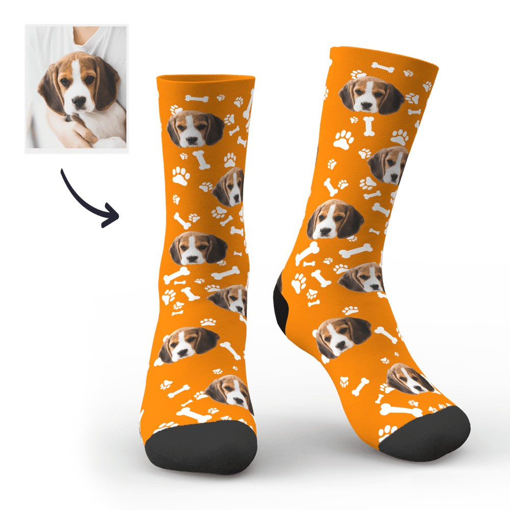 Custom Printed Face Sock Novelty Dog Avatar Socks with Photo