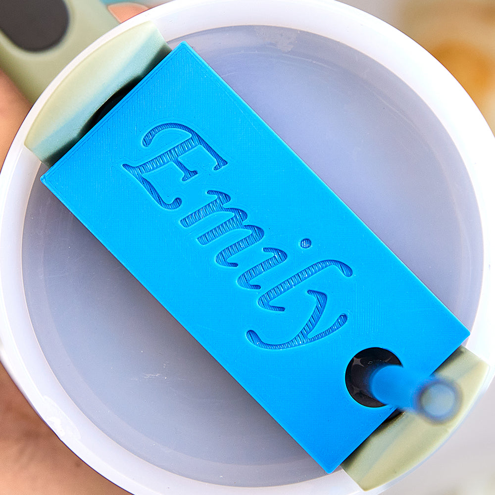 Custom 3D Printing Tumbler Name Plate Tag for 40oz Stanley Tumbler Gift for Her