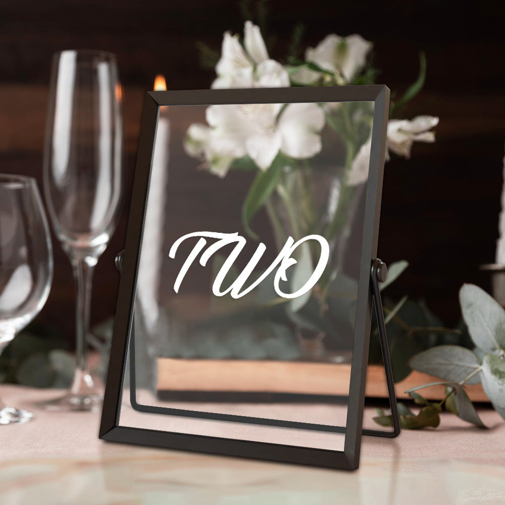 Personalized Wedding Table Numbers Modern Table Numbers Reception Table Numbers Gift for Wedding