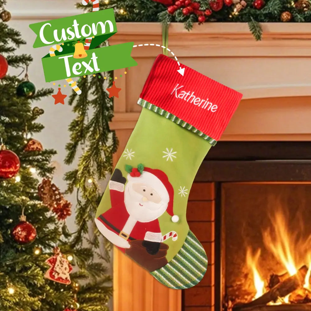 Personalized Christmas Stocking with Embroidered Name Christmas Stockings Gifts for Family