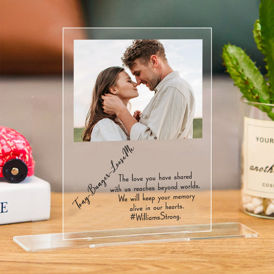 Customized Acrylic Sign with Picture and Text