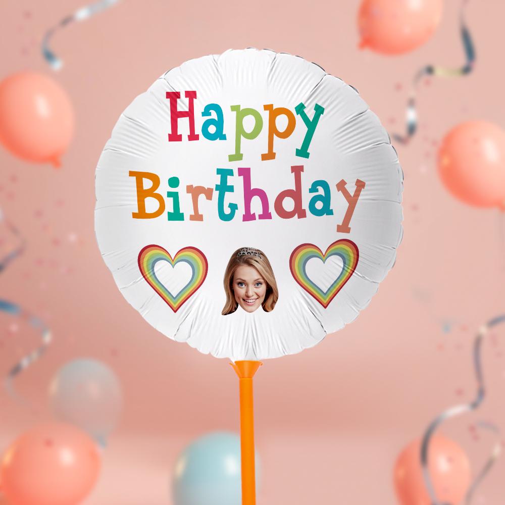 Custom Face Balloons Happy Birthday Balloon Decoration for Birthday Party