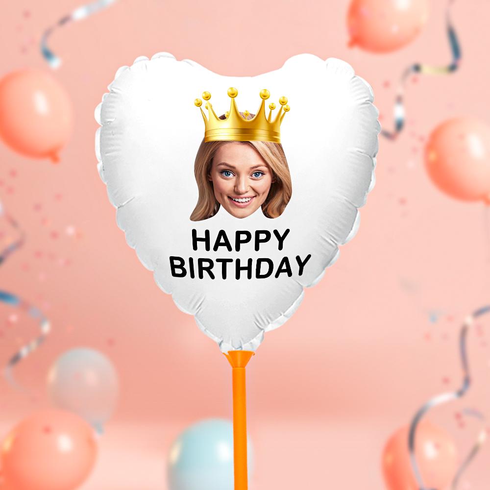 Custom Happy Birthday Balloons Personalized Face Balloon Decoration for Birthday