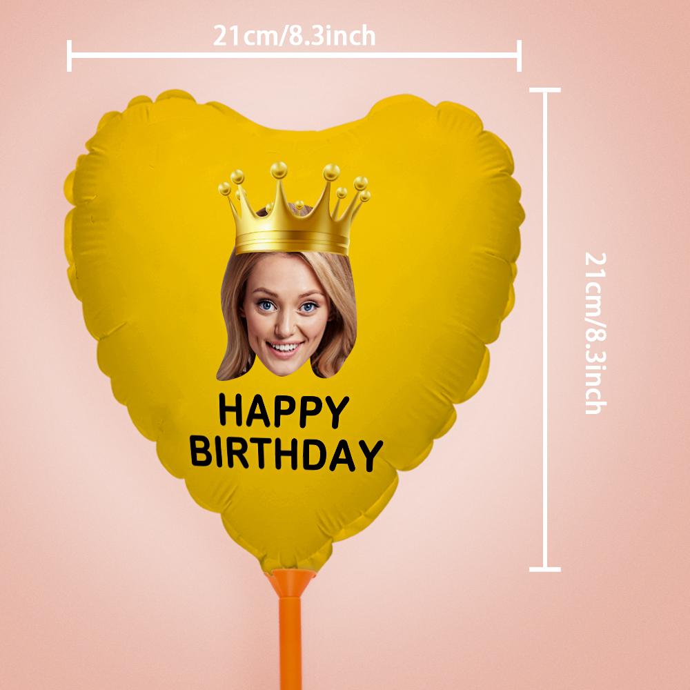 Custom Happy Birthday Balloons Personalized Face Balloon Decoration for Birthday