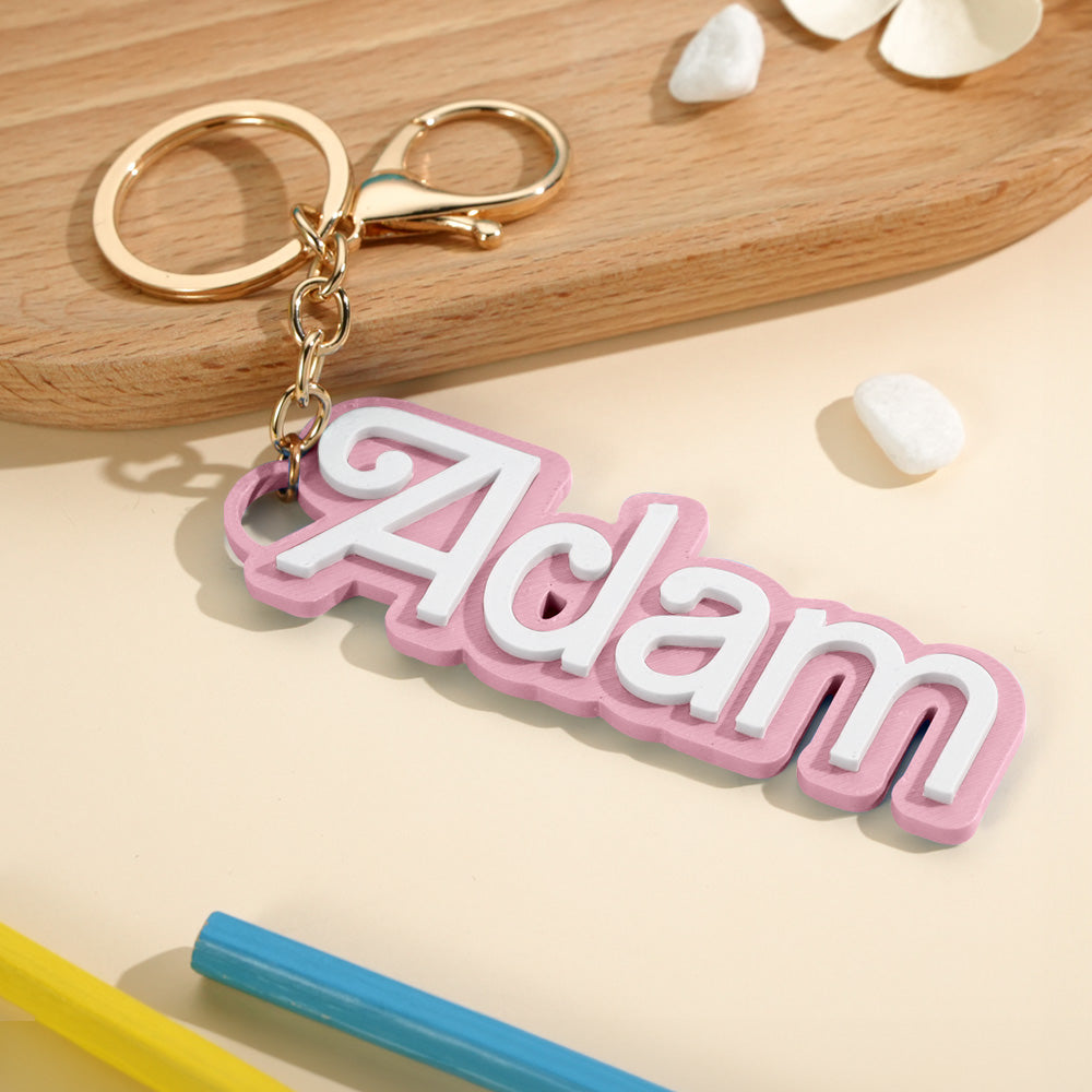 Personalized Backpack Name Tag Bag Charm Back to School Gift for Children