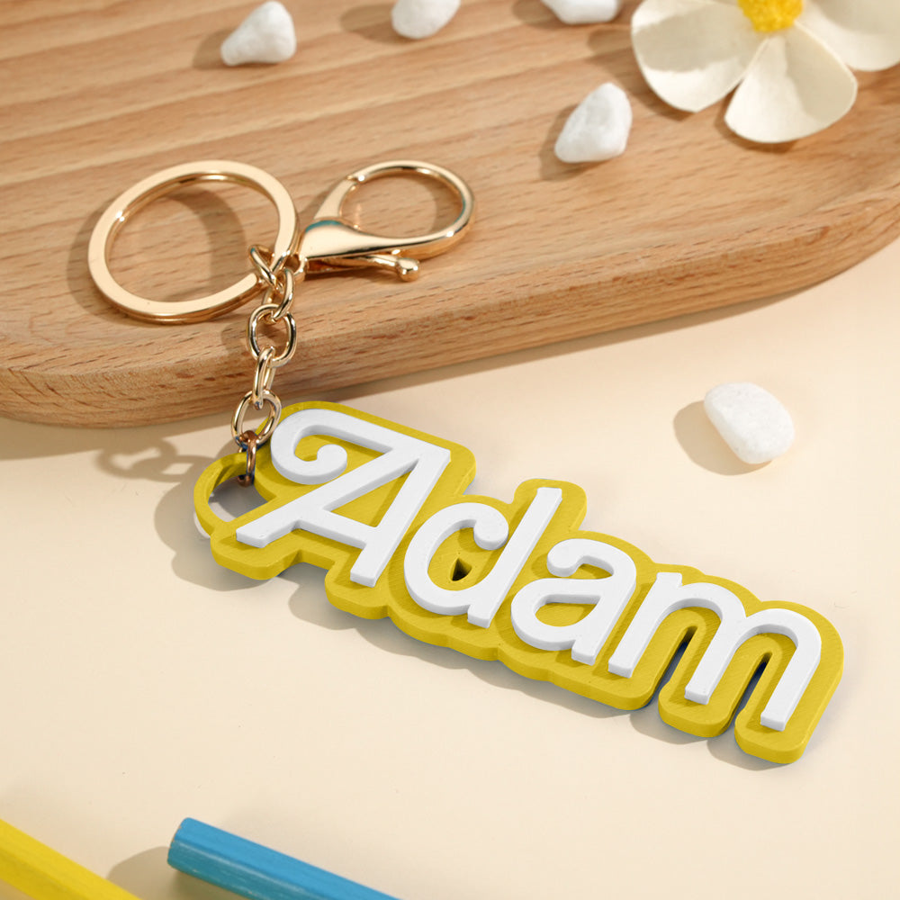 Personalized Backpack Name Tag Bag Charm Back to School Gift for Children