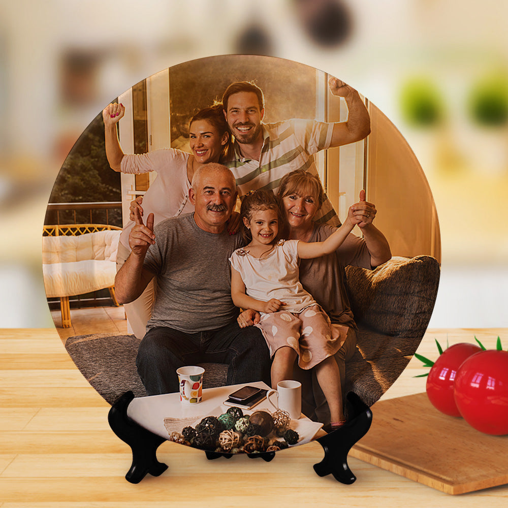 Dropshipping Fully Customizable Photo Ceramic Dinner Plates