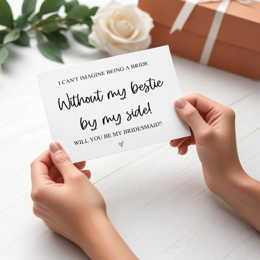 Will You Be My Bridesmaid Card Bridesmaid Proposal Card for Wedding