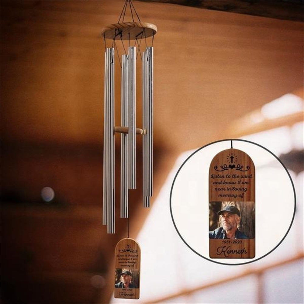 Personalized Memorial Wind Chimes Custom Tribute Wind Chime