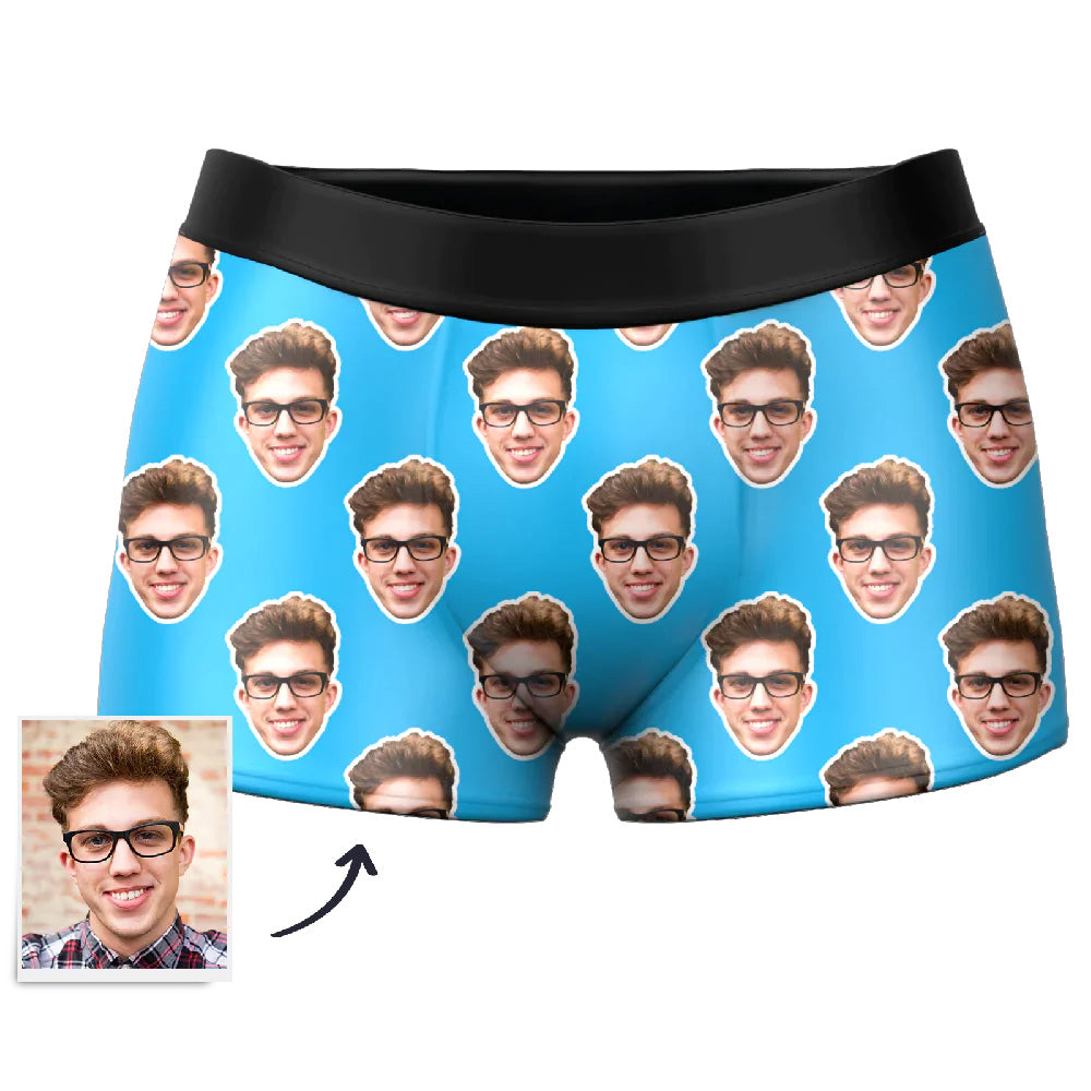 Custom Face Boxer Shorts Men's Underwear