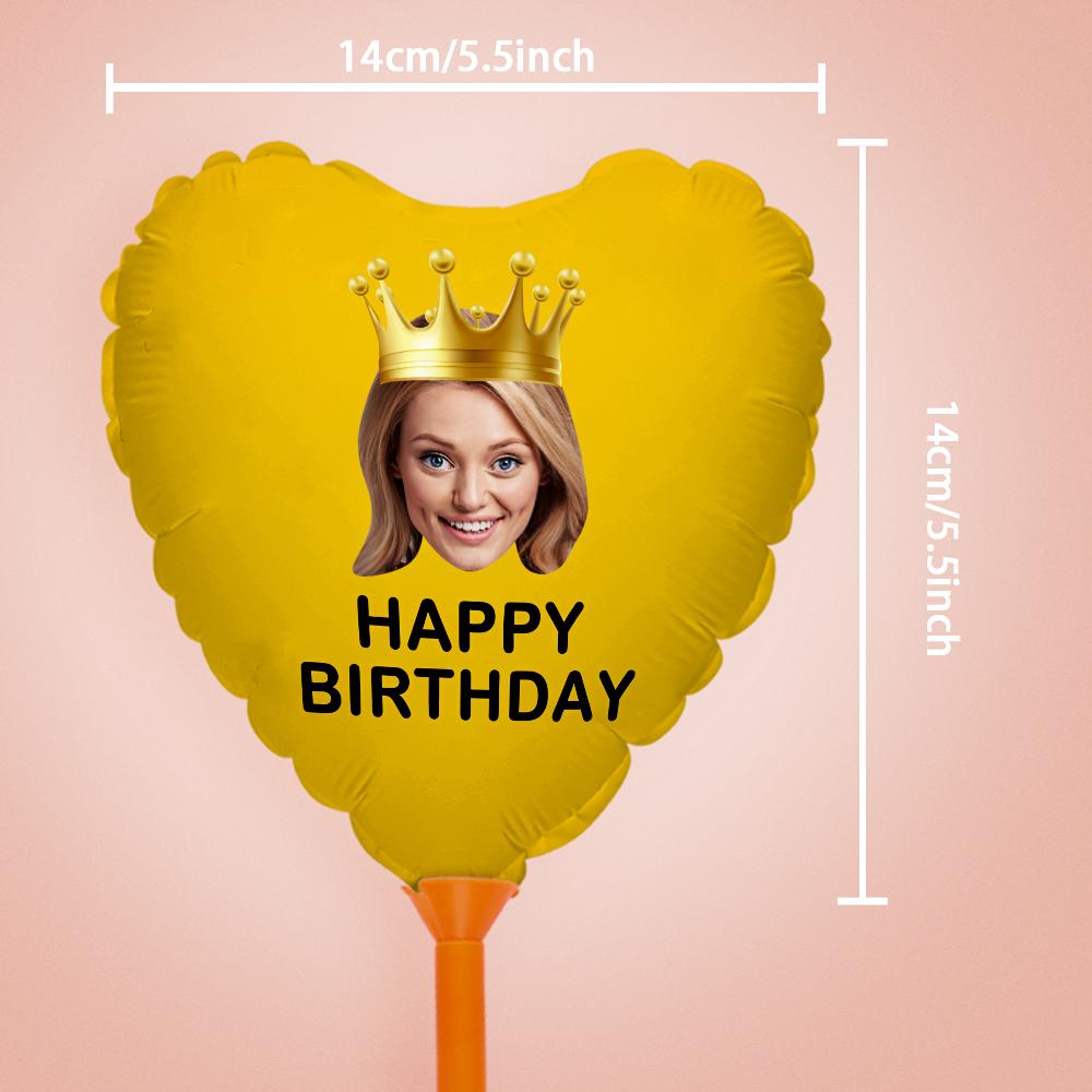 Custom Happy Birthday Balloons Personalized Face Balloon Decoration for Birthday