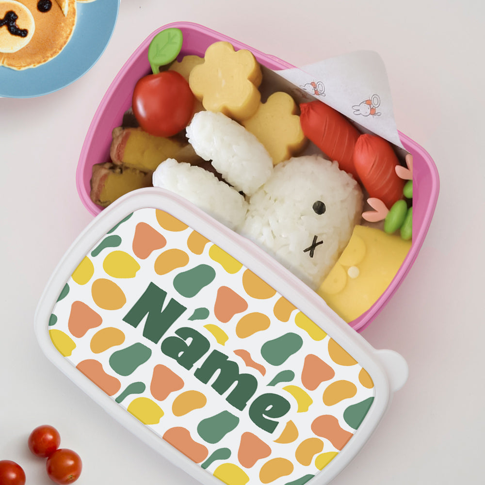 Personalized Lunch Box with Name Colourful Lunch Box Birthday Gift for Kids