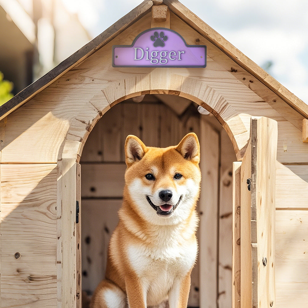 Personalized 3D PLA Dog Cat Door Sign