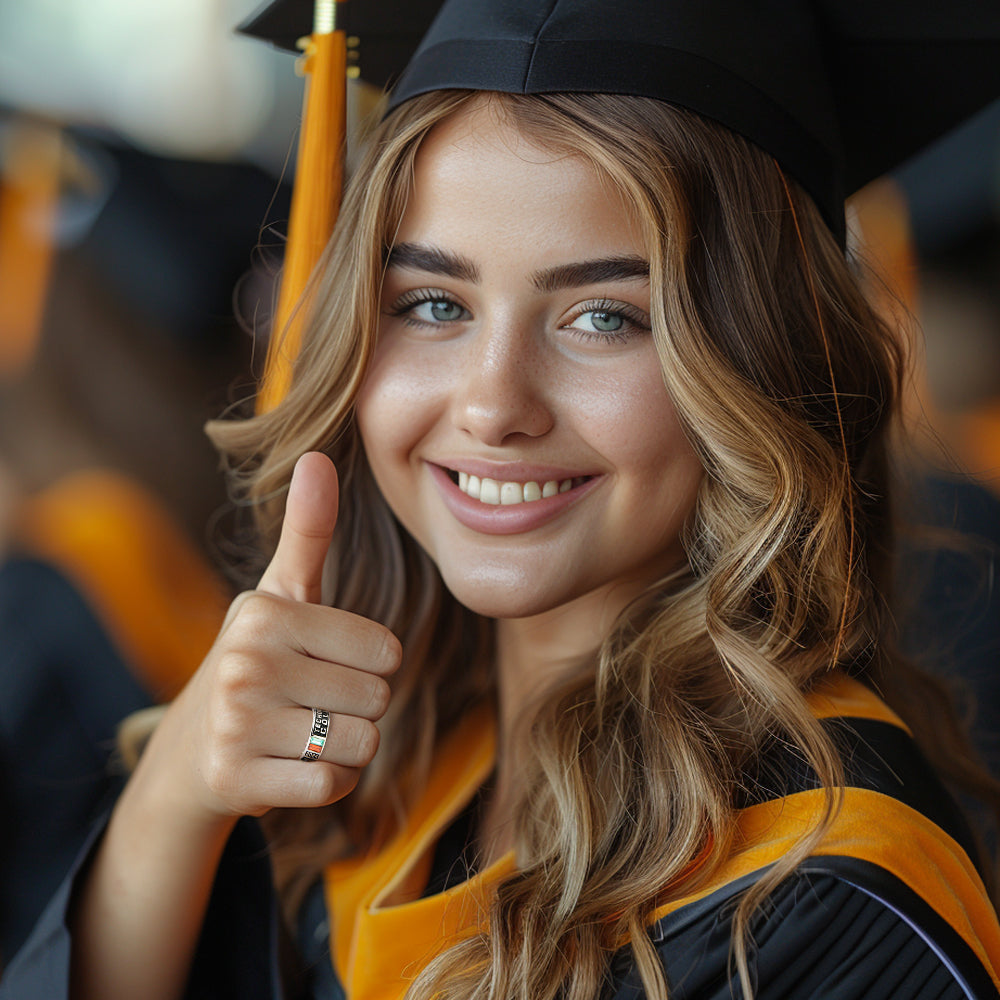 Personalized Name Custom School Name Ring – A Unique Graduation Gift