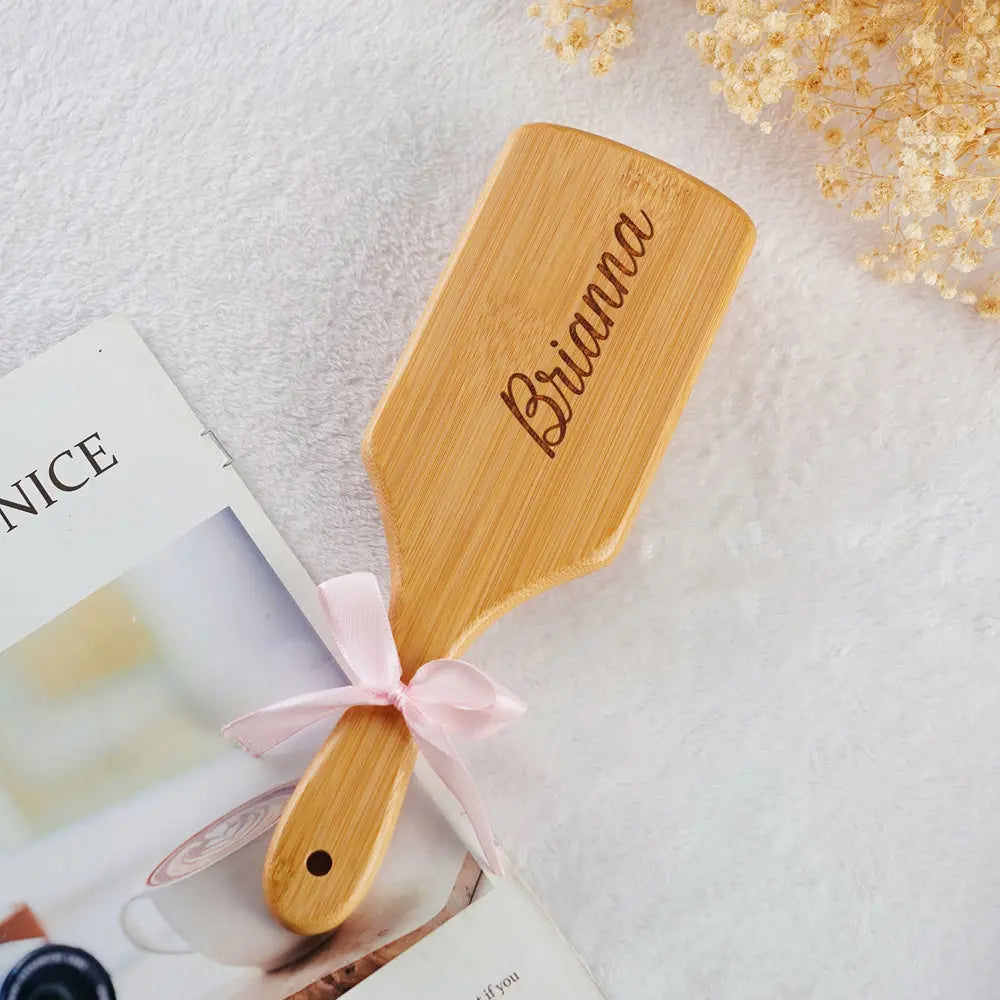 Personalized Hairbrush Custom Comb Wedding Bridesmaid Gift