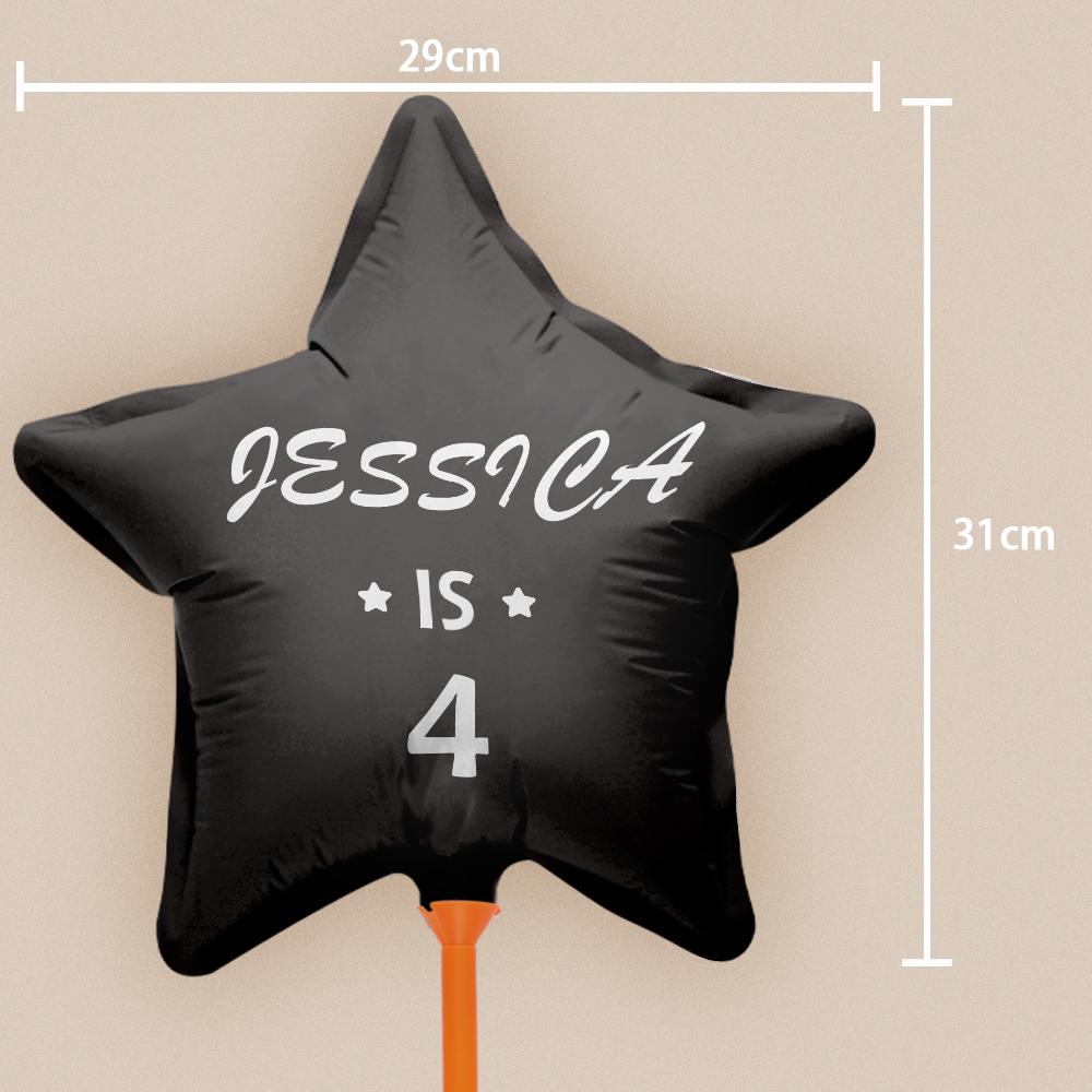 Personalized Star Birthday Balloons for Birthday Party Decoration Supplies