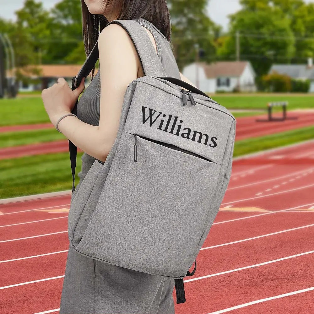 Personalized Name Backpack College School Computer Bag Gift for for Men or Women Fits 15.6 Inch Notebook Back to School Gift