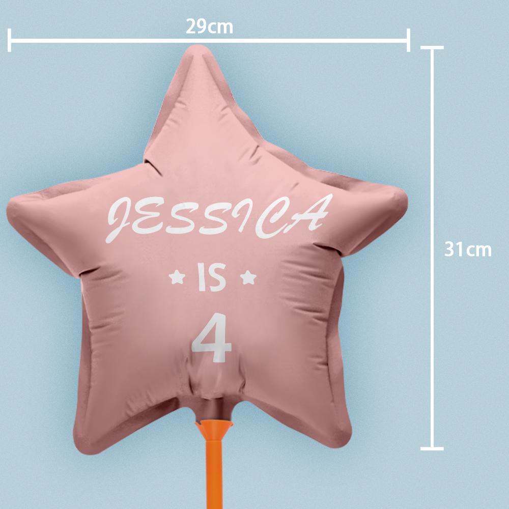 Personalized Star Birthday Balloons for Birthday Party Decoration Supplies