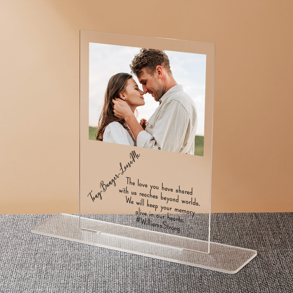 Customized Acrylic Sign with Picture and Text